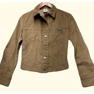 Vintage SilverTab Corduroy Trucker Jacket Womens Size Small Buttons
